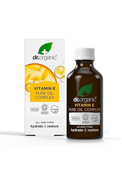 Dr. Organic زيت فيتامين E النقي من دكتور أورجانيك، مرطب، زيت عطري لجميع أنواع البشرة، 50 مل