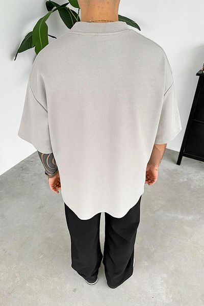 HAFKAGİYİM Oversize T-Shirt με λεπτομέρεια από πέτρα