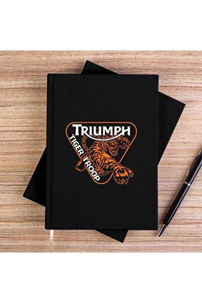 CrowsGate T. Tiger Troop Black Canvas Notebook