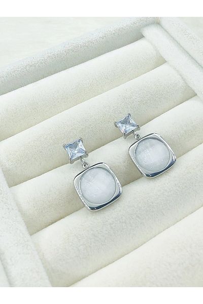 DS DİAMONDSHOP Steel Earring Dangle Model Byçkp- 202503460