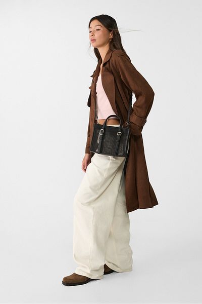 Stradivarius Mesh tote bag