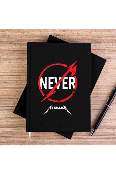 Z zepplin Caiet de pânză Metallica Never Black