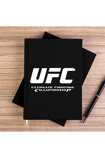 Z zepplin Ufc Ultime Championship Black Canvas Notebook