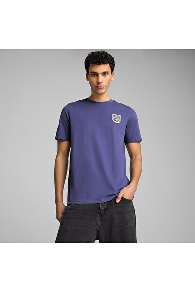 Puma Мъжка лилава тениска Sport Legacy Graphic 629628-46