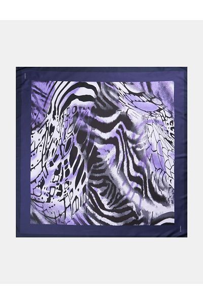 Kayra Eșarfă cu imprimeu leopard - Pot fi schimbate în funcție de văzutul violet.