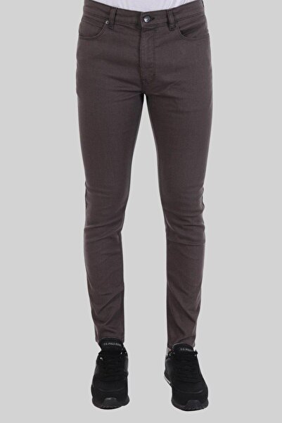 HUGO Erkek Slim Fit Jean Pantolon Gri