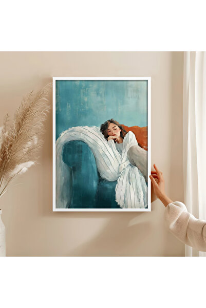 HOMEPACK Single Wooden Framed Painting One Piece Poster Painting Tk/1397