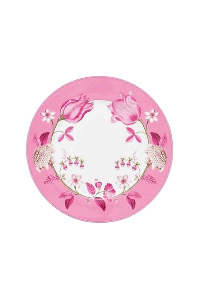 Pip Studio Porcelain Plate, Tulip Pink, 32 Cm, Jolie Collection