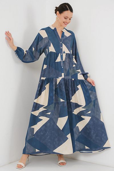 Bigdart 2423 Rochie Hijab cu model autentic - K. Indigo
