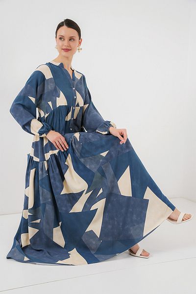 Bigdart 2423 Rochie Hijab cu model autentic - K. Indigo