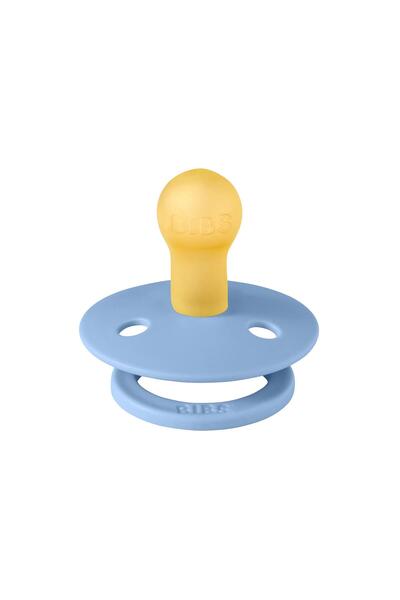 Bibs Studio Colour Block Kauçuk Emzik - Sky Blue 0-6 Ay