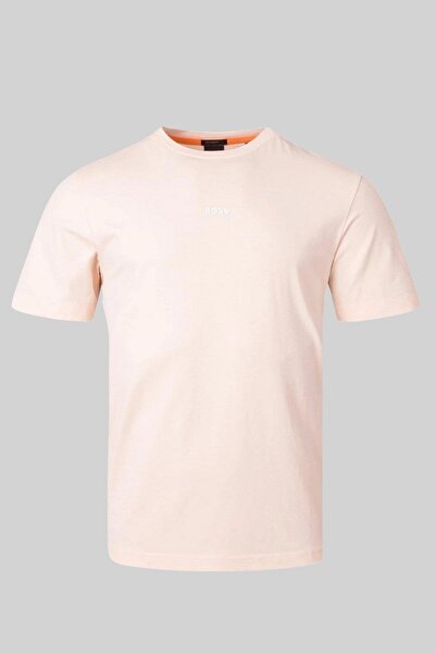 Hugo Boss Streç Erkek T-shirt Pembe