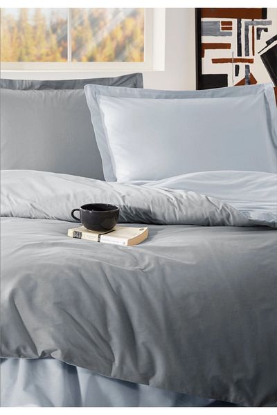 Özdilek Gray - Silver Double Duvet Cover Set