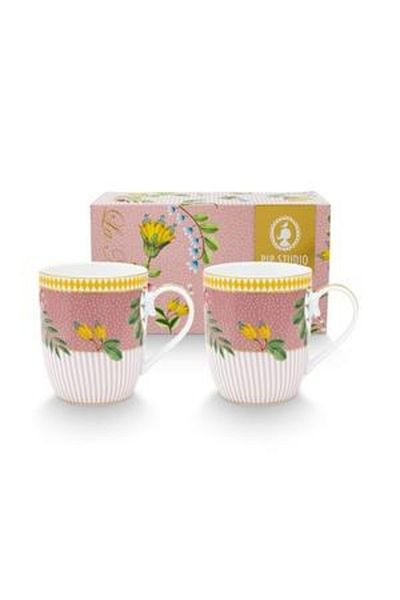Pip Studio Set 2 cani din porțelan, Pip Studio, 145ml, colecția La Majorelle