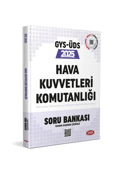 Data Yayınları Hava Kuvvetleri Komutanlığı Personeli GYS-ÜDS Soru Bankası (Ta...