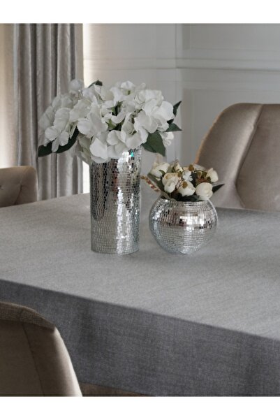 IŞILTI HOME DESIGN VASĂ DE STICLA CU OGLINDĂ GRĂU SET DE 2