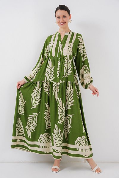 Bigdart Rochie Hijab Verde 5 2423 Autentică