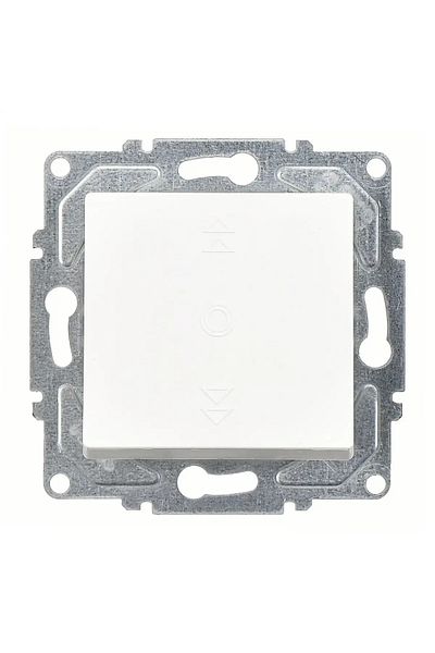 Günsan Elektrik White Neoline Blinds Command Switch (Single Button)