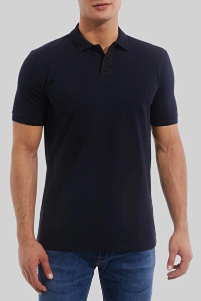 Hugo Boss Regular Fit Polo Yaka Erkek T-shirt Lacivert