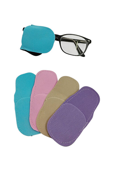 bonjorno aksesuar شريط تغطية العين 5 قطع باللون الأزرق