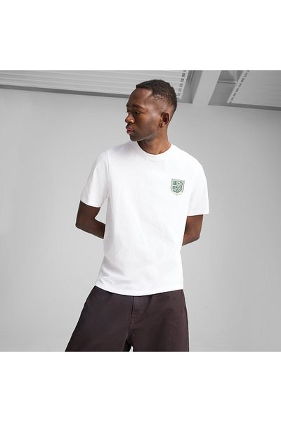 Puma Мъжка спортна тениска Legacy Graphic бяла (629628-02)