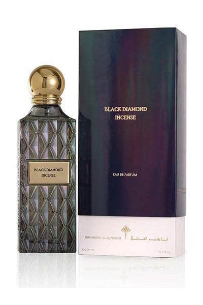 IBRAHIM ALQURASHI عطر بلاك دايموند او دي بارفان بخور 200 مل، للجنسين