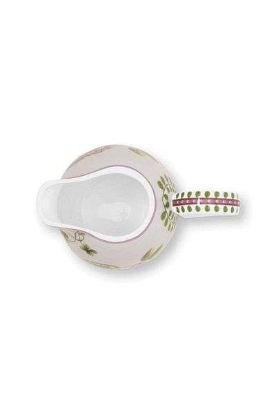 Pip Studio Porcelain milk jug, Pip Studio, White, 250 ml, Lily&Lotus collection
