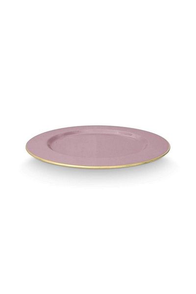 Pip Studio Farfurie din metal, Pip Studio, Liliac, 32 cm, colecția Lily & Lotus