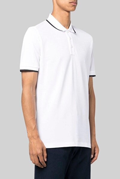 Hugo Boss Boss Regular Fit Polo Yaka Erkek T-Shirt Beyaz