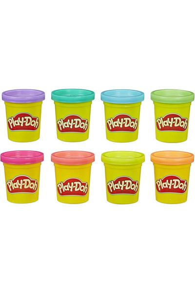 Hasbro 8-Piece Play-Doh Neon Color Modeling Compound