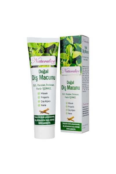 NATURALİVE BEAUTY Natural Toothpaste 100 ml