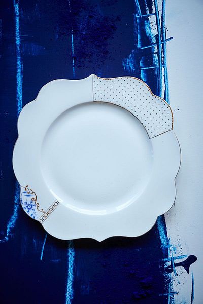 Pip Studio Porcelain plate, Pip Studio, 28cm, Royal White collection