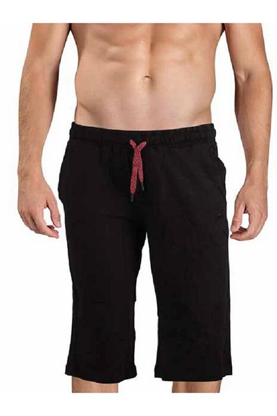 Jiber Ανδρικό χτενισμένο βαμβακερό σορτς Bermuda Navy Blue