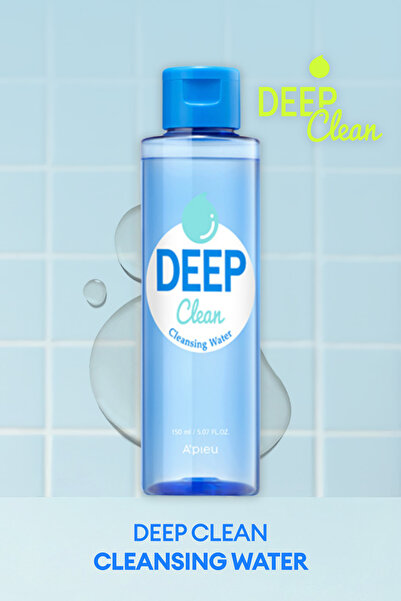Missha Makyajı ve Cildi Derinlemesine Arındıran Makyaj Temizleme Suyu APIEU Deep Clean Cleansing Water