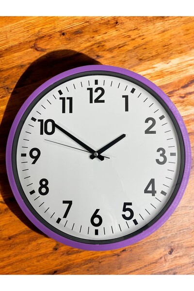 Platin Saat ساعة حائط كلاسيكية مقاس 36 سم