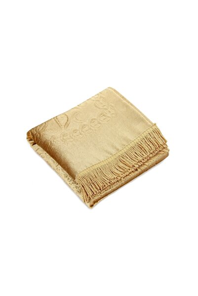 İhvan Gold Colored Sponge Thick Velvet Dowry Box - Gift Lined Box