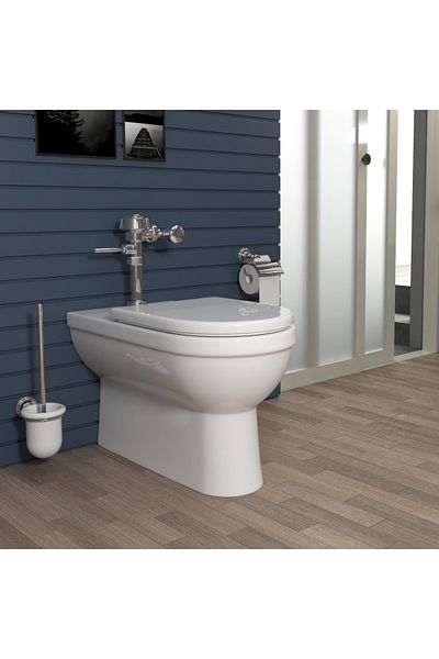 Saudi Ceramic JASMIN WC - 20cms with TOP INLET WHITE