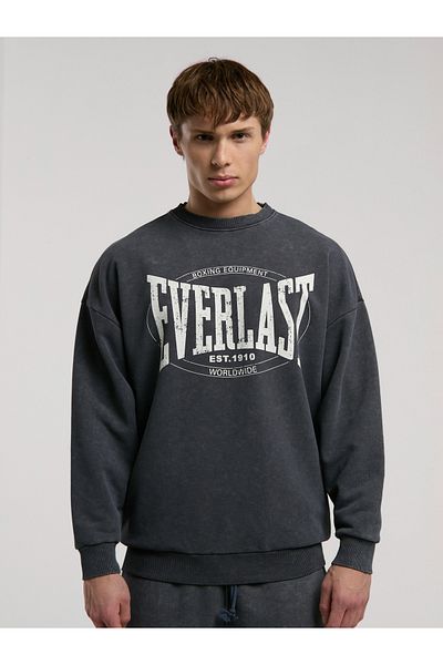 EVERLAST Αυθεντικό ανδρικό φούτερ Boxing Oversize Anthracite