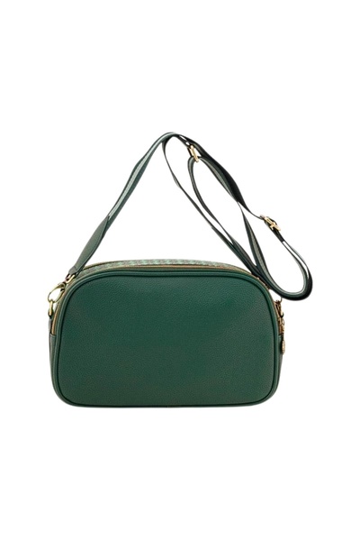 Pip Studio Geantă Frida crossbody, Green, 26.5x7.5x16.5 cm, colecția Uni, Pip Studio
