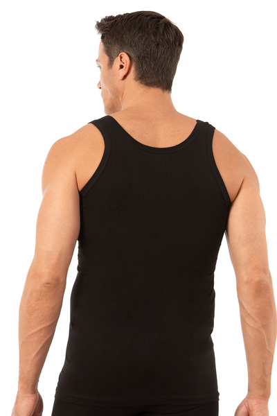 ÖZKAN underwear Özkan Underwear Özkan 0050 Pack of 6 Men's 100% Cotton Combed Single Jersey Thick Strap Undershirt