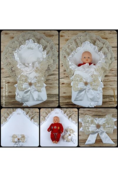 Tomuycuk Unisex Baby Outer Swaddle Blanket Sahra Soylu Gold Baby Swaddle