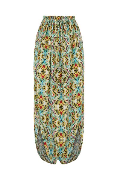 Eda Erdoğan Yellow Effect Şalvar Pantolon