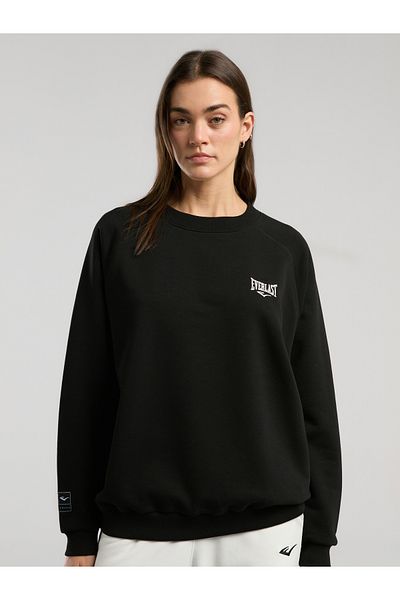 EVERLAST Черен дамски суитшърт Ever Essentials