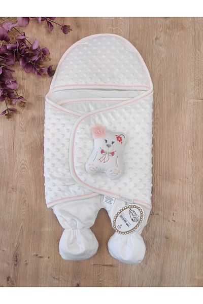 Tomuycuk Baby Outer Swaddle Blanket Hospital Exit Swaddle Sleeping Bag with Tops and Toys Baby Coat