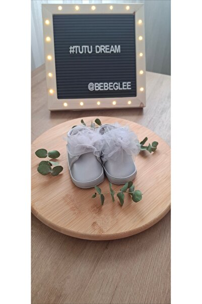 Funny Tütü Detaylı Cırt Cırtlı Kız Bebek Ayakkabısı