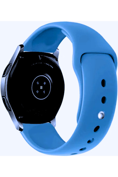 PSGT Galaxy Watch  (20MM) Uyumlu Akıllı Saat Kordonu Klasik Silikon Kordon Kayış Bileklik