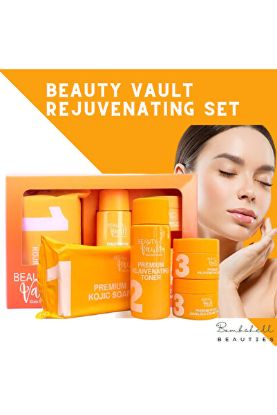 Beauty Vault مجموعة بيوتي فولت جلاس سكين إسينشالز الفاخرة لتجديد البشرة