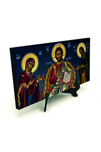 Souvenest Ortodoks İcon Baskılı MDF Masaüstlük 10X20