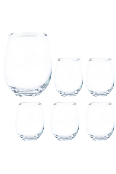 Cesiro Set of 6 glass glasses, 345 ml, Cesiro
