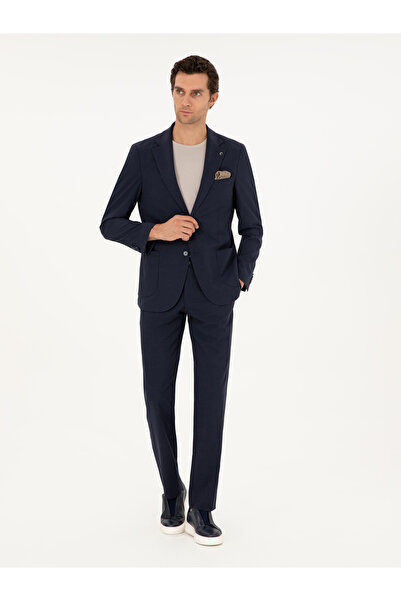 Cacharel Koyu Lacivert Slim Fit Takım Elbise 50303386-VR100